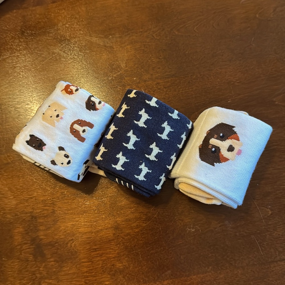 Brand New Socks w/ Dogs